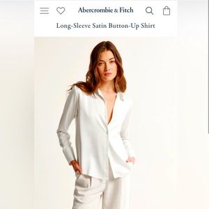 Abercrombie button down long sleeve top size small